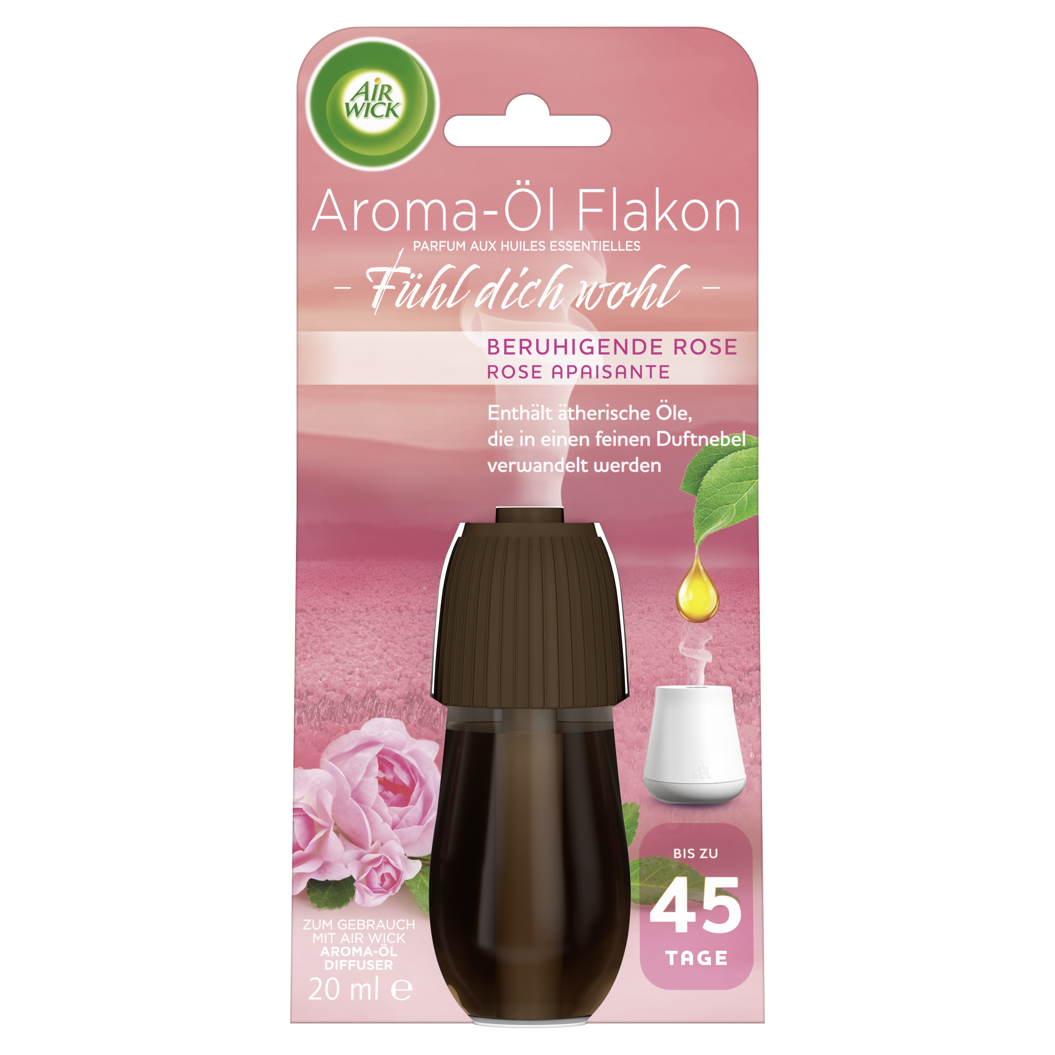 Air Wick Aroma-Öl Flakon Beruhigende Rose