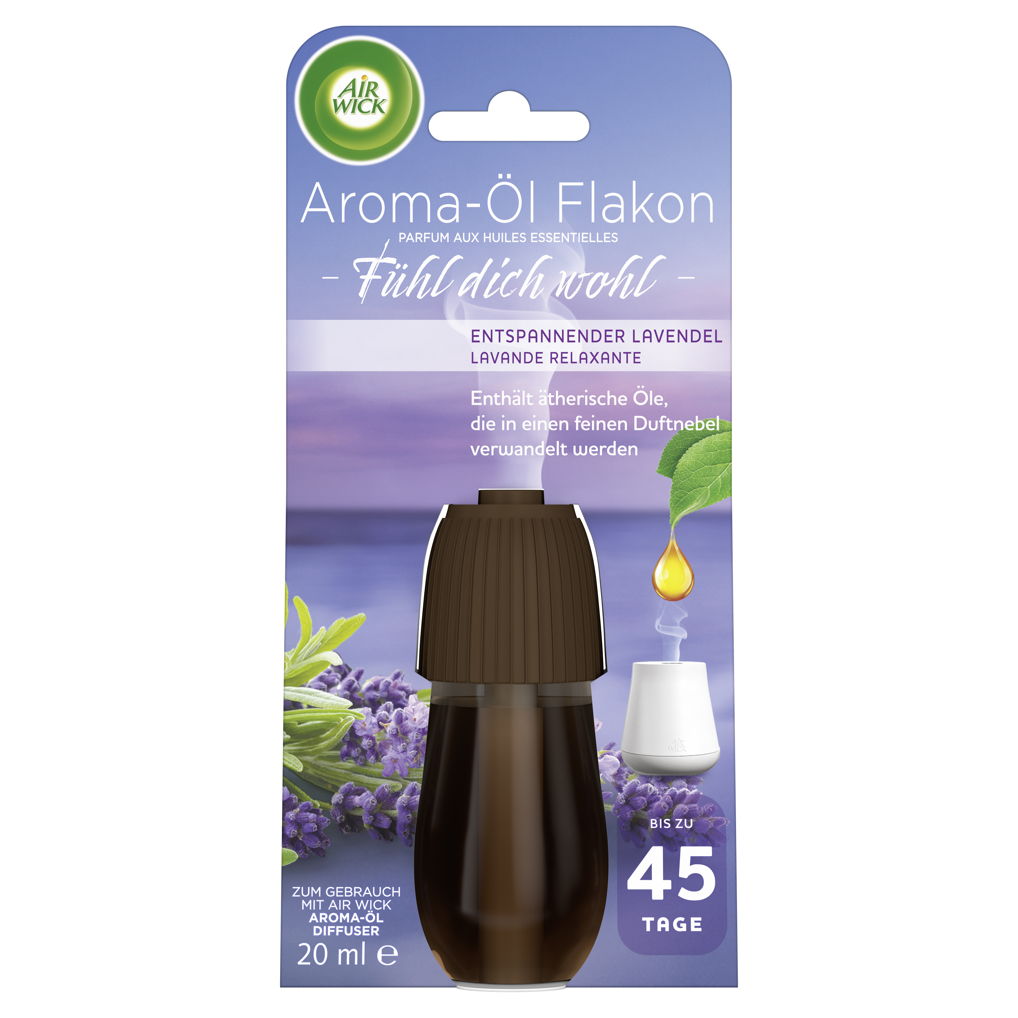 Air Wick Aroma-Öl Flakon Entspannender Lavendel