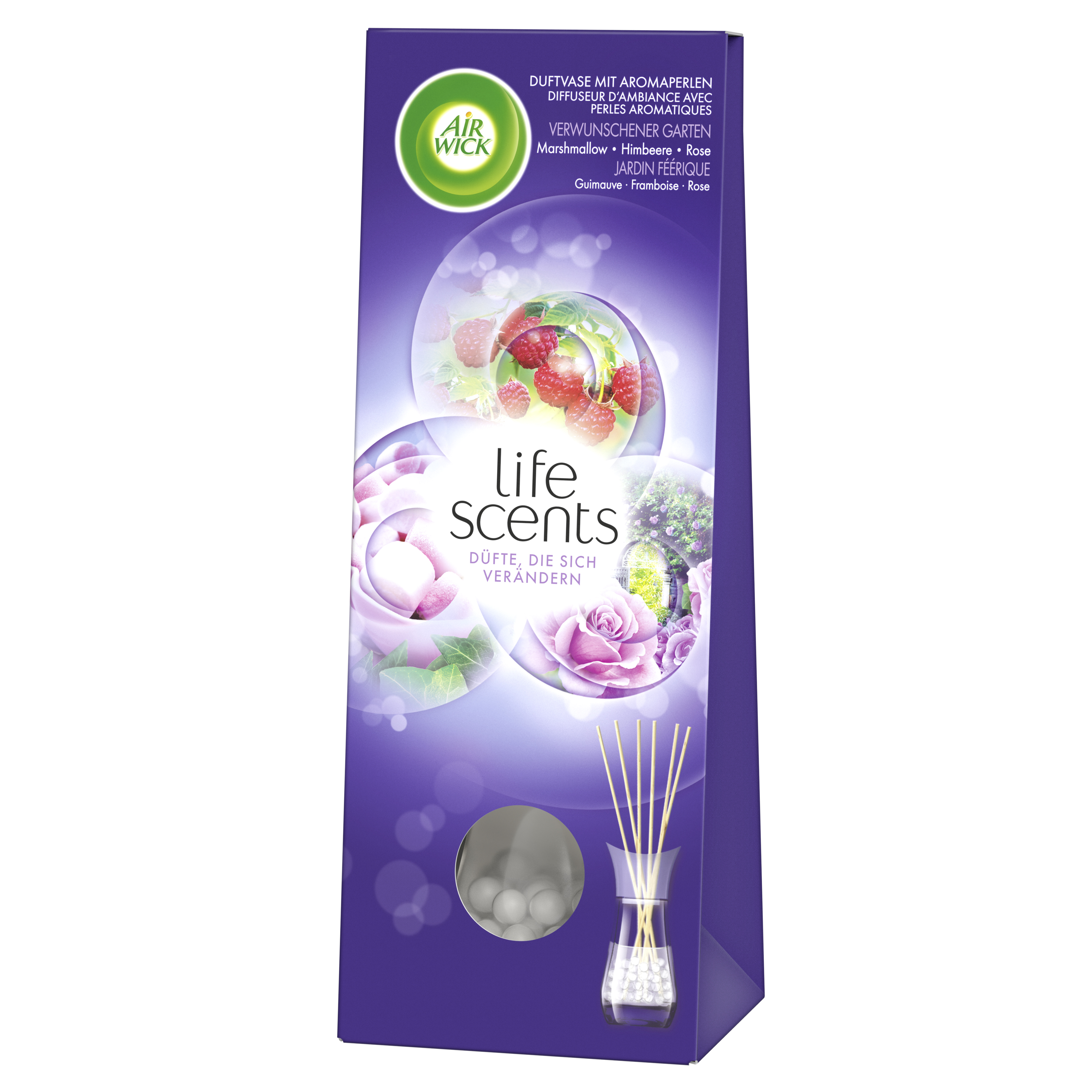 Air Wick Duftvase mit Aromaperlen Verwunschener Garten